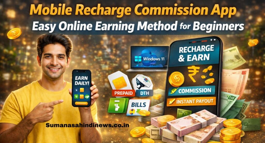 Mobile Recharge Commission App – Easy Online Earning Method for Beginners